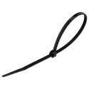 RS PRO Cable Tie Kit, Non-Releasable, 203 mm x 3.6 mm, Black Polyamide 66 201-2390