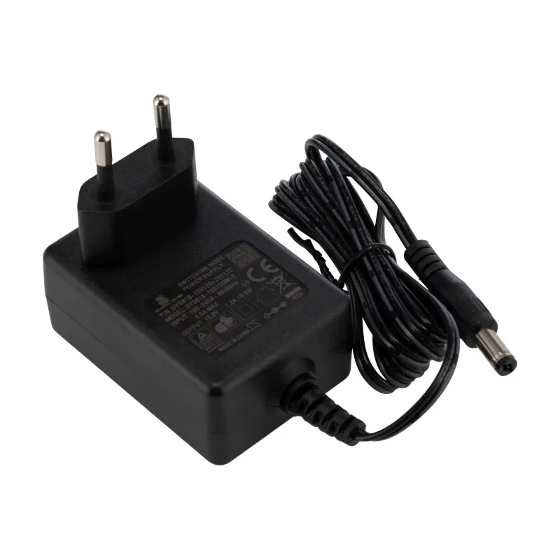 RS PRO AC/DC Adapter EU Plug 15V DC Output 1.2A Regulated 18W Power Supply 200-8924
