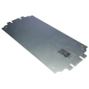 Rittal Sheet Steel Zinc Plated Enclosure Accessory, 175mm Width, 385mm Length, Mounting Plate for Kx Terminal Boxes 1564800