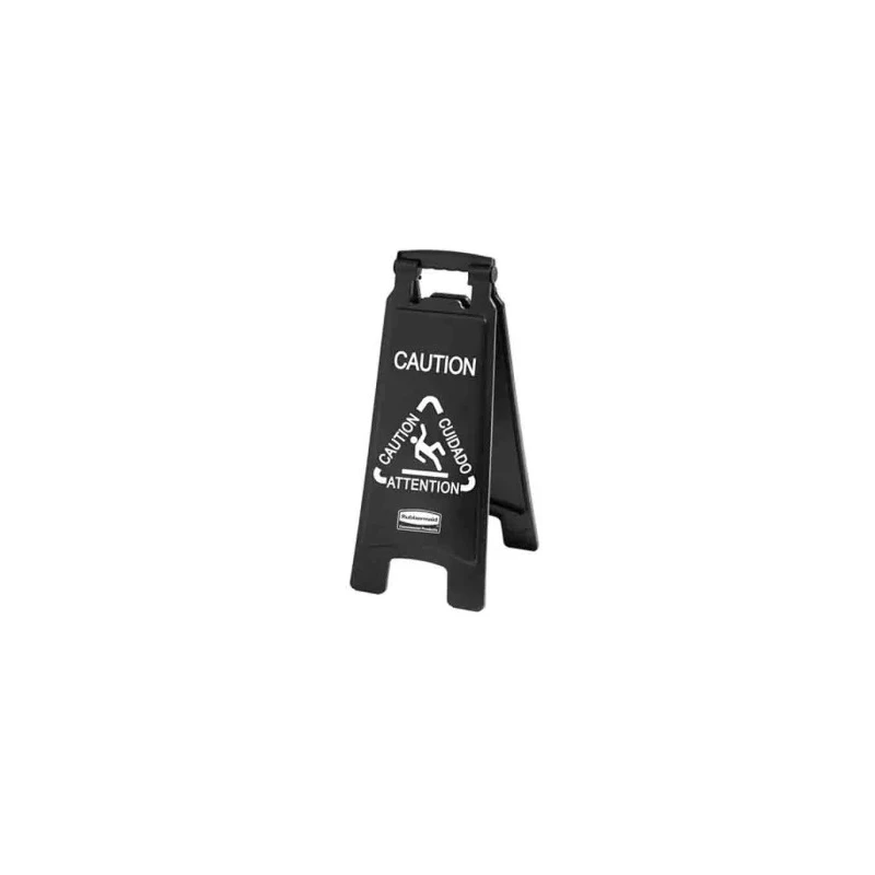 Rubbermaid Commercial Products Floor Sign with Graphics Hazard Warning Sign English 1867505