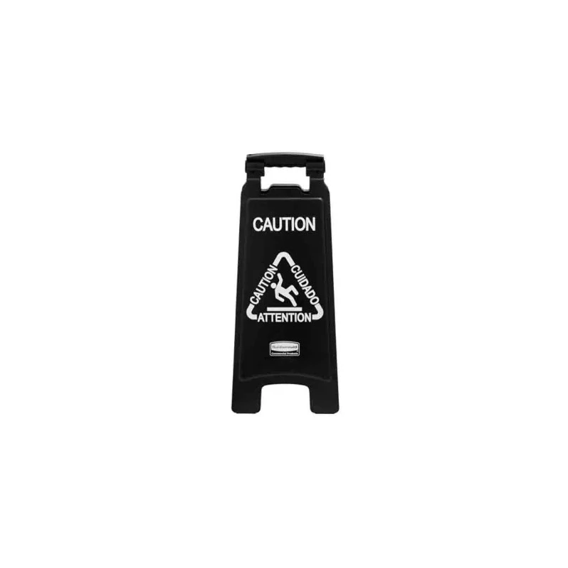 Rubbermaid Commercial Products Floor Sign with Graphics Hazard Warning Sign English 1867505