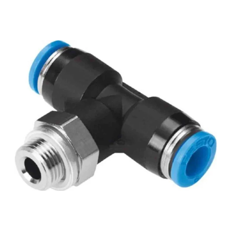 Festo Stainless Steel Threaded-to-Tube Pneumatic Fitting Push In 12 mm Male Connection QST-G1/4-12