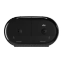 Tork Black Plastic Dual Toilet Roll Dispenser 156 mm x 221 mm x 398 mm 682008