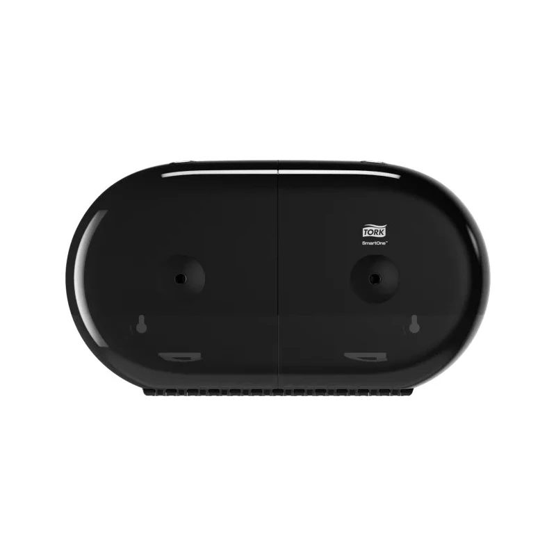 Tork Black Plastic Dual Toilet Roll Dispenser 156 mm x 221 mm x 398 mm 682008