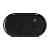 Tork Black Plastic Dual Toilet Roll Dispenser 156 mm x 221 mm x 398 mm 682008