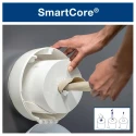 Tork Black Plastic Dual Toilet Roll Dispenser 156 mm x 221 mm x 398 mm 682008