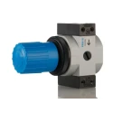Festo D Series Pneumatic Regulator G 1/4 Inch, Maximum Pressure 16 bar, Operating Temperature -10°C to 60°C LR-1/4-D-I-MINI
