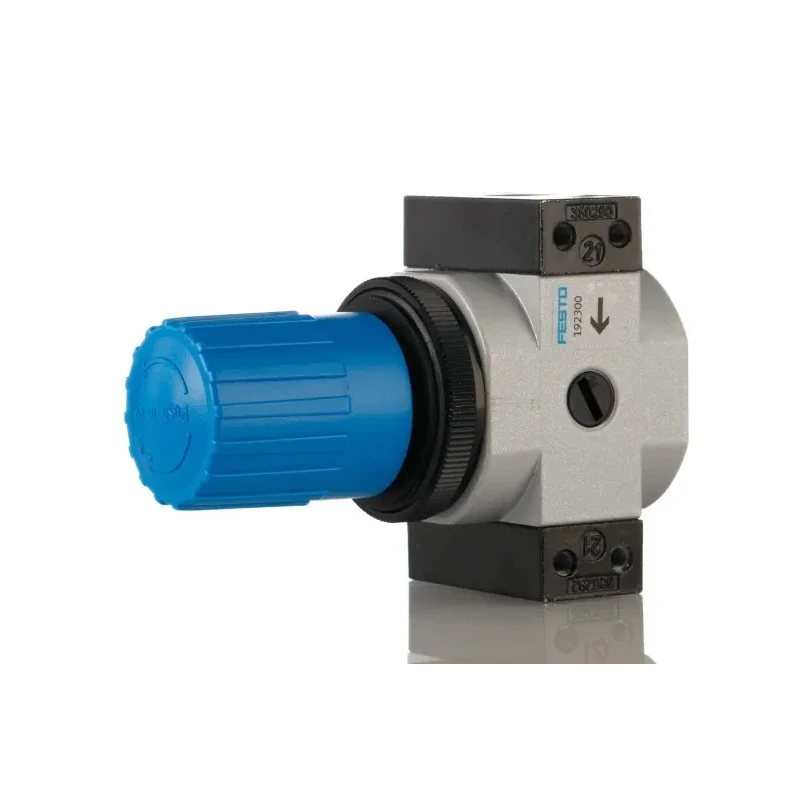Festo D Series Pneumatic Regulator G 1/4 Inch, Maximum Pressure 16 bar, Operating Temperature -10°C to 60°C LR-1/4-D-I-MINI