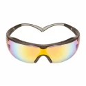 3M SecureFit Series Safety Glasses, Clear Polycarbonate Lens, Plastic Frame, Anti-Fog, Anti-Scratch SF416XAS-BLK
