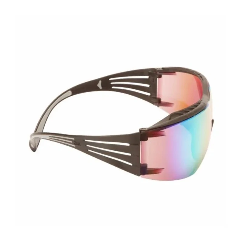3M SecureFit Series Safety Glasses, Clear Polycarbonate Lens, Plastic Frame, Anti-Fog, Anti-Scratch SF416XAS-BLK