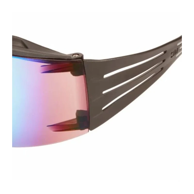 3M SecureFit Series Safety Glasses, Clear Polycarbonate Lens, Plastic Frame, Anti-Fog, Anti-Scratch SF416XAS-BLK