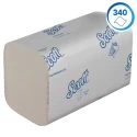 SCOTT Interfolded Paper Towel, 186 x 210 mm Sheet Size, 1 Ply, 5100 Sheets 6637