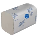 SCOTT Interfolded Paper Towel, 186 x 210 mm Sheet Size, 1 Ply, 5100 Sheets 6637