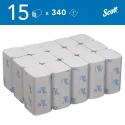 SCOTT Interfolded Paper Towel, 186 x 210 mm Sheet Size, 1 Ply, 5100 Sheets 6637