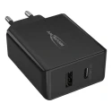 Ansmann Regulated AC/DC Adapter 65W Power 20V DC Output, 3A Current 2 Outputs EU Plug 1001-0096
