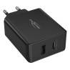 Ansmann Regulated AC/DC Adapter 65W Power 20V DC Output, 3A Current 2 Outputs EU Plug 1001-0096