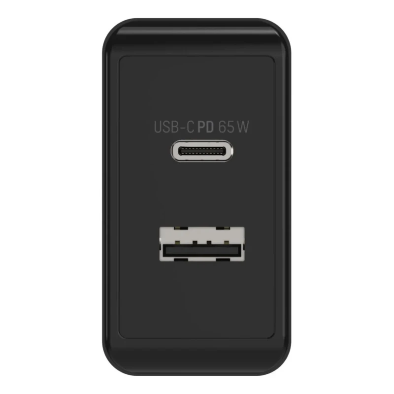 Ansmann Regulated AC/DC Adapter 65W Power 20V DC Output, 3A Current 2 Outputs EU Plug 1001-0096