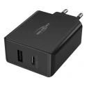 Ansmann Regulated AC/DC Adapter 65W Power 20V DC Output, 3A Current 2 Outputs EU Plug 1001-0096