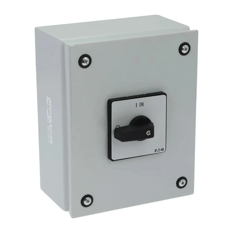 Eaton Enclosed 3-Pole Switch Disconnector Surface Mount 690V AC 63A Switching Current 80A Fuse 30kW Power 197360 P3-63/SE3