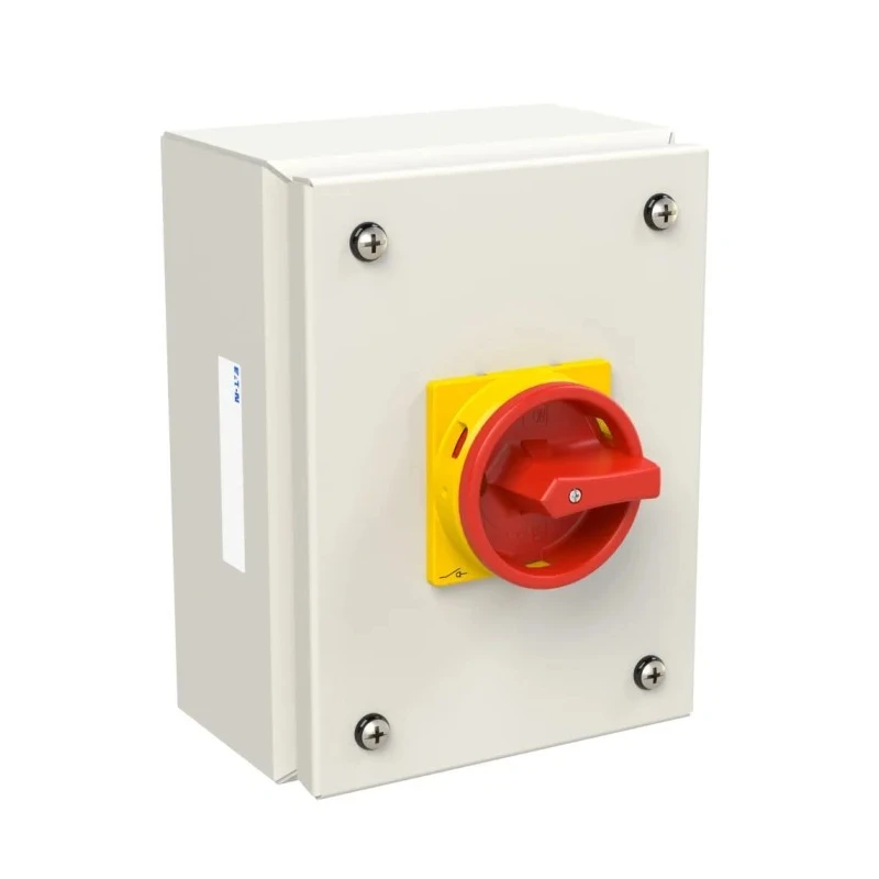 Eaton Enclosed Surface Mount Switch Disconnector 2-Pole 20A 690V AC 5.5kW Series T0 197380 T0-1-102/SE1/SVB