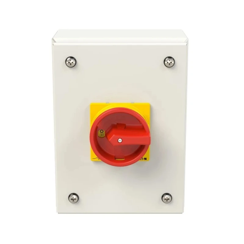Eaton Enclosed Surface Mount Switch Disconnector 2-Pole 20A 690V AC 5.5kW Series T0 197380 T0-1-102/SE1/SVB