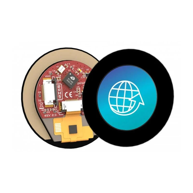 4D Systems LCD Colour Display Touch Screen SPI Interface 1.2954 mm Diagonal pixxiLCD-13P2-CTP-CLB