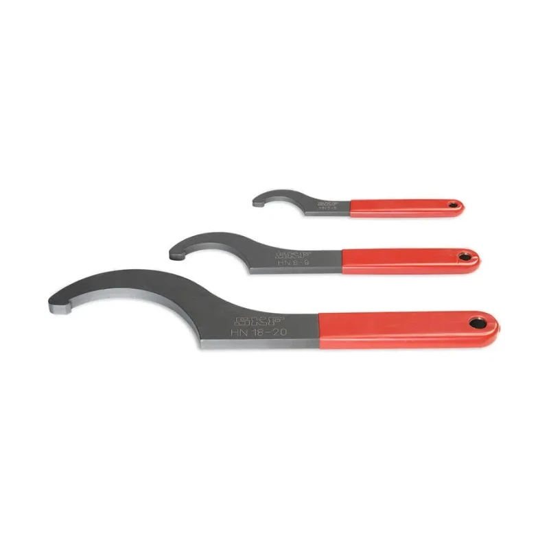 SKF Durable Soft Plastic and Medium Carbon Steel Hook Spanner, 95-100 mm Jaw Capacity HN 15