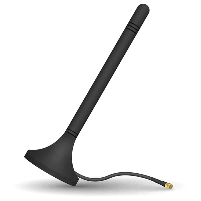 KYOCERA AVX External Whip Omni-Directional GSM & GPRS Antenna Magnetic Mount with SMB Male Connector X9001248-4GMSMB1000R
