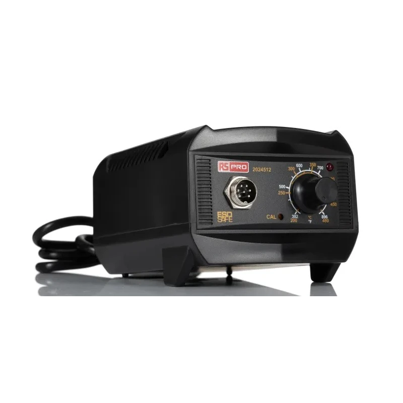 RS PRO Analogue Soldering Station 65W, 230V, Adjustable 200°C to 480°C Temperature Control 202-4512