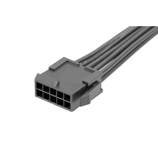 Molex 10 Way Male Micro-Fit 3.0 Unterminated Wire to Board Cable Nylon Jacket 150 mm 2147581101