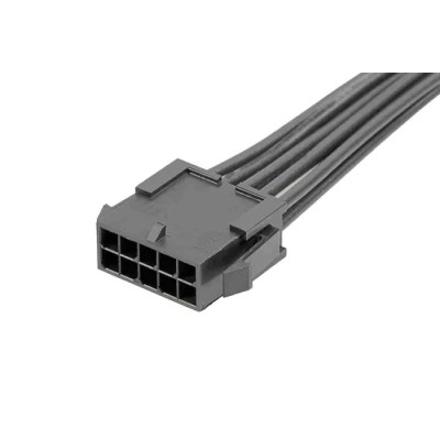 Molex 10 Way Male Micro-Fit 3.0 Unterminated Wire to Board Cable Nylon Jacket 150 mm 2147581101