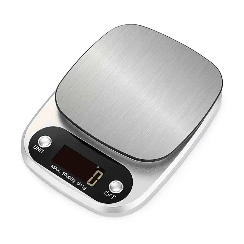 RS PRO Precision Balance Weighing Scale 10kg Capacity LCD Display Stainless Steel Weigh Pan 202-8727