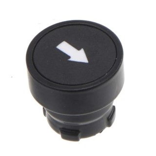 RS PRO Black Plastic Round Momentary Push Button Switch 22 mm Diameter Cutout IP65 205-2364
