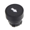 RS PRO Black Plastic Round Momentary Push Button Switch 22 mm Diameter Cutout IP65 205-2364