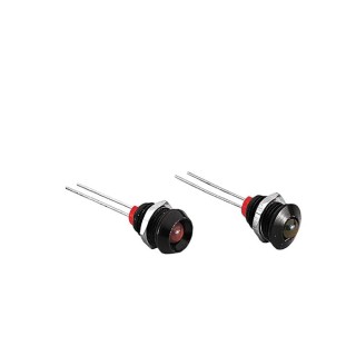 Bulgin Vandal Resistant Multicolour LED Panel Mount Indicator 8 mm Mount Hole Size, Solder Tag Termination, IP66 DX1092/RD