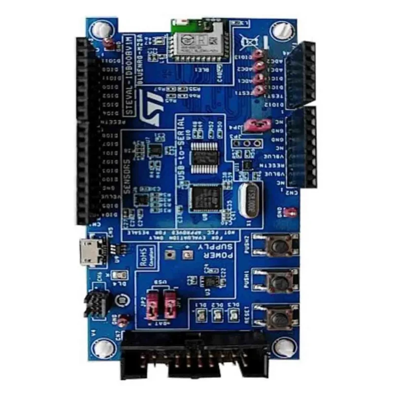 STMicroelectronics Evaluation Platform Bluetooth v5.0 Compliant BlueNRG-M2SA 8 MHz Active RF Splitter STEVAL-IDB008V1M