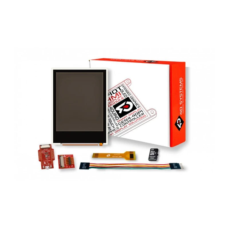 4D Systems 2 in TFT Graphics Display Development Starter Kit SK-pixxiLCD-20P2