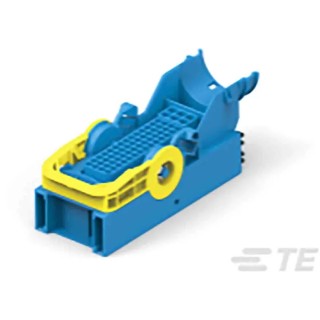 TE Connectivity LEAVYSEAL Automotive Connector Female Blue Cable 62 Way Crimp Termination 3-2293551-1