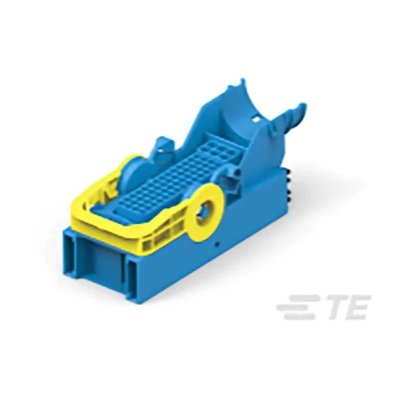 TE Connectivity LEAVYSEAL Automotive Connector Female Blue Cable 62 Way Crimp Termination 3-2293551-1