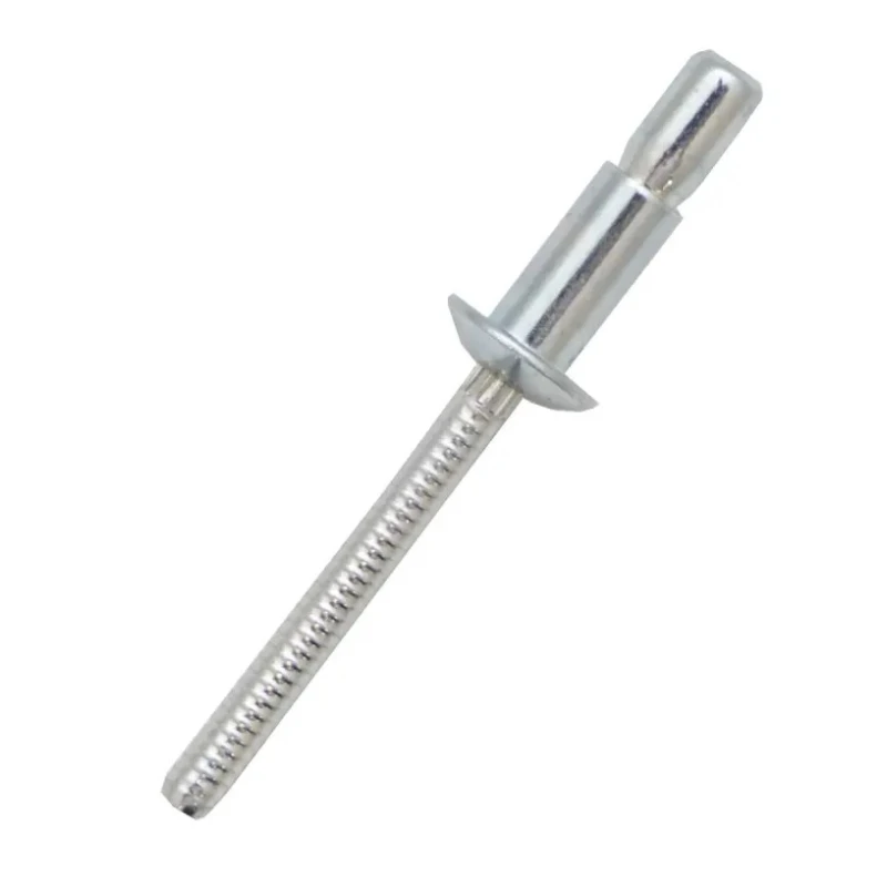 RS PRO Steel Dome Head Blind Rivet, 6.4 mm Diameter, 20.5 mm Length, Steel Body and Mandrel, Grip Range 2-15.9 mm 206-5442