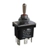 RS PRO Toggle Switch PCB Mount On-Off-On DPDT 12A Contact Current 250V AC Brass Actuator 206-6978