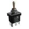 RS PRO Toggle Switch, PCB Mount, On-Off-On Operation, DPDT, Solder Terminal, Brass Actuator, 250V AC, 12A, IP68, 206-6976