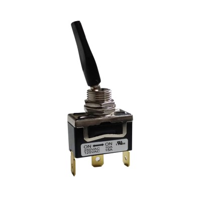 RS PRO Toggle Switch PCB Mount On-On SPDT Solder Terminal 10A 250V AC 206-6997