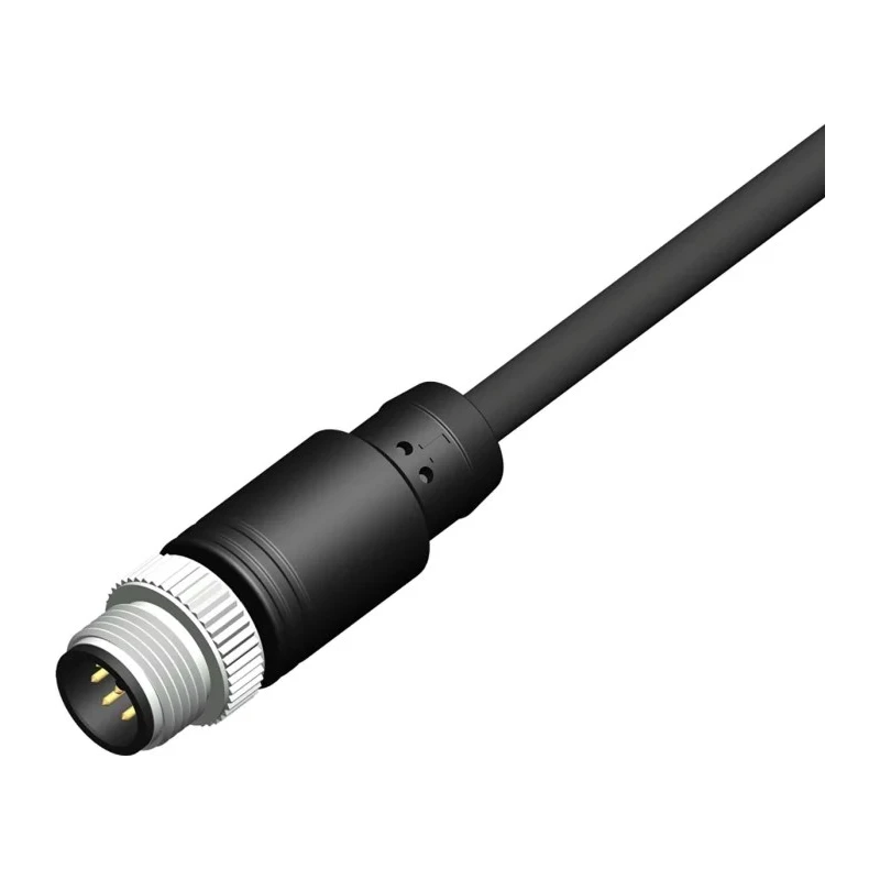 RS PRO Male 8 Way Straight to Male Straight Unterminated Sensor Actuator Cable 2 m 30V 206-7639