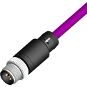 RS PRO Sensor Actuator Cable Male 5 Way Straight to Male Straight Unterminated 5 m 60V IP67 206-7637
