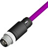 RS PRO Sensor Actuator Cable Male 5 Way Straight to Male Straight Unterminated 5 m 60V IP67 206-7637