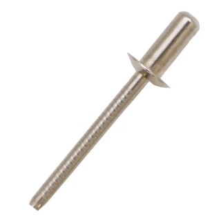 RS PRO Stainless Steel Dome Head Blind Rivet 4.8 mm Diameter 9.5 mm Length 206-5450
