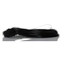 RS PRO Black Hook Up Wire 30 AWG 1/0.25 mm Silver Plated Copper 50 m Ethylene Tetrafluoroethylene 207-7142