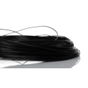 RS PRO Black Hook Up Wire 30 AWG 1/0.25 mm Silver Plated Copper 50 m Ethylene Tetrafluoroethylene 207-7142