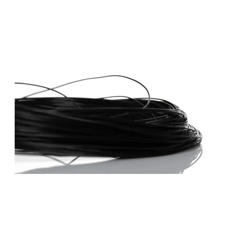 RS PRO Black Hook Up Wire 30 AWG 1/0.25 mm Silver Plated Copper 50 m Ethylene Tetrafluoroethylene 207-7142